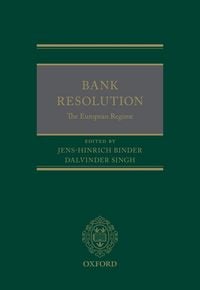Produktbild: Bank Resolution: The European Regime