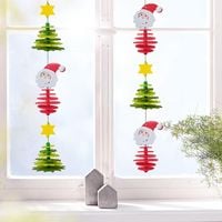 Produktbild: Bastelset - Erstes Fädeln Filzgirlande Weihnachtsmann