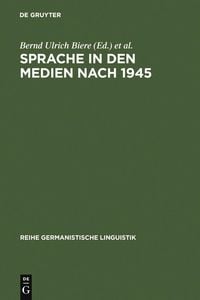 Produktbild: Sprache in den Medien nach 1945