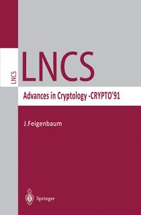 Produktbild: Advances in Cryptology &mdash; CRYPTO &rsquo;91