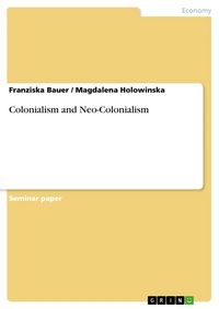 Produktbild: Colonialism and Neo-Colonialism