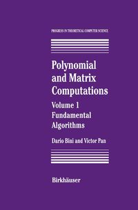 Produktbild: Polynomial and Matrix Computations