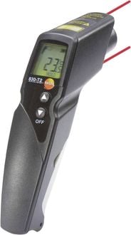 Produktbild: Testo 830-T2 Infrarot-Thermometer Optik 12:1 -30 - +400&deg;C Kontaktmessung