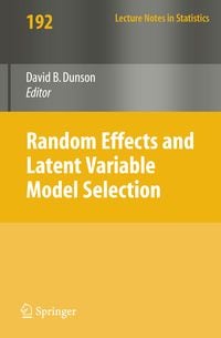 Produktbild: Random Effect and Latent Variable Model Selection