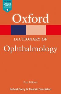 Produktbild: A Dictionary of Ophthalmology