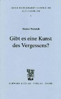 Produktbild: Gibt es eine Kunst des Vergessens?