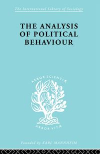 Produktbild: The Analysis of Political Behaviour