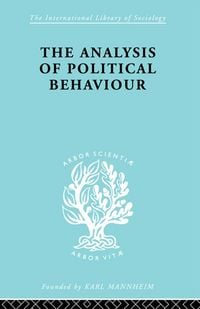 Produktbild: The Analysis of Political Behaviour