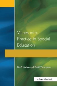 Produktbild: Lindsay, G: Values into Practice in Special Education
