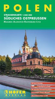 Produktbild: H&ouml;fer Stra&szlig;enkarte PL 010 Polen - S&uuml;dliches Ostpreussen 1:200.000