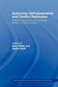 Produktbild: Autonomy, Self Governance and Conflict Resolution