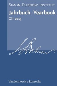 Produktbild: Jahrbuch des Simon-Dubnow-Instituts / Simon Dubnow Institute Yearbook XII/2013