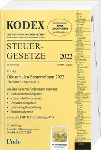 Bild vom Artikel KODEX Steuergesetze 2022 vom Autor Andrei Bodis