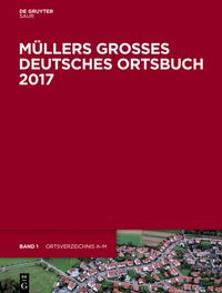 Produktbild: M&uuml;llers Gro&szlig;es Deutsches Ortsbuch 2017