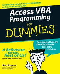 Produktbild: Access VBA Programming For Dummies