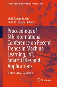 Produktbild: Proceedings of 5th International Conference on Recent Trends in Machine Learning, IoT, Smart Cities and Applications