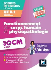 Produktbild: UE B1 en QCM et QROC - Sciences biom&eacute;dicales - Fonctionnement du corps humain et physiopathologie