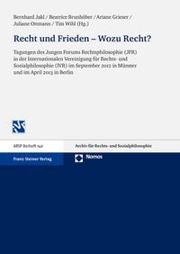 Produktbild: Recht und Frieden - Wozu Recht?