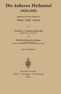 Produktbild: Die &auml;u&szlig;eren Heilmittel 1950&ndash;1955