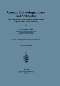 Produktbild: Chemie f&uuml;r Bauingenieure und Architekten