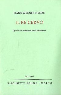 Produktbild: Il Re Cervo oder Die Irrfahrten der Wahrheit