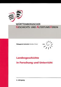 Produktbild: Landesgeschichte in Forschung und Unterricht 4. Jahrgang