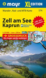 Mayr Wanderkarte Zell am See, Kaprun XL 1:25.000