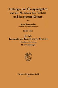 Produktbild: Kinematik und Kinetik starrer Systeme