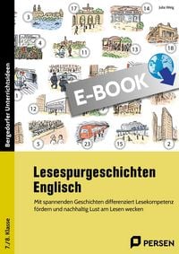 Produktbild: Lesespurgeschichten 7./8. Klasse - Englisch