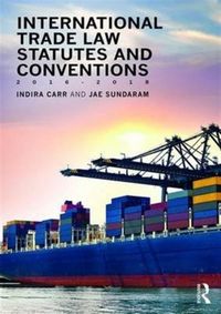 Produktbild: Carr, I: International Trade Law Statutes and Conventions 20