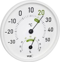 Produktbild: TFA Dostmann Thermo-/Hygrometer Wei&szlig; 45.2045.02