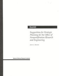 Produktbild: Suggestions for Strategic Planning for the Office of Nonproliferation Research and Engineering