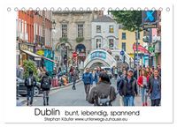 Produktbild: Dublin bunt, lebendig, spannend (Tischkalender 2026 DIN A5 quer), CALVENDO Monatskalender