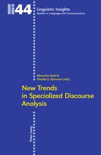 Produktbild: New Trends in Specialized Discourse Analysis
