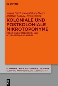 Produktbild: Koloniale und postkoloniale Mikrotoponyme