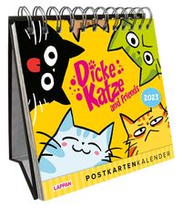 Bild vom Artikel Dicke Katze and friends Postkartenkalender 2023 vom Autor 