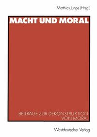 Produktbild: Macht und Moral