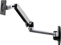 Produktbild: Ergotron Monitor-Wandhalterung LX Arm Wall Mount 1 Display(s) 38,1 cm (15") - 86,4 cm (34") Aluminium H&ouml;henverstellbar, Neigbar, Schwenkbar