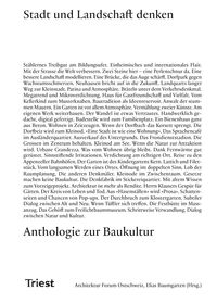 Produktbild: Stadt und Landschaft denken