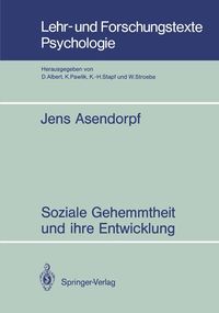 Produktbild: Soziale Gehemmtheit und ihre Entwicklung