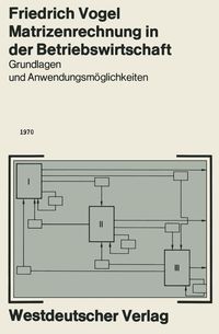 Produktbild: Matrizenrechnung in der Betriebswirtschaft