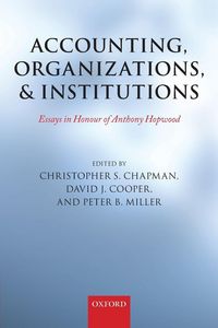 Produktbild: Accounting, Organizations, and Institutions