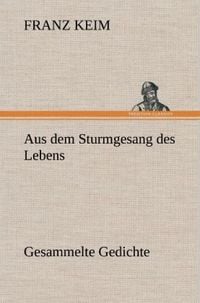 Produktbild: Aus dem Sturmgesang des Lebens