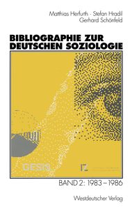 Produktbild: Bibliographie zur deutschen Soziologie