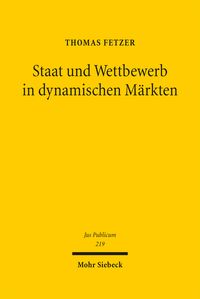 Produktbild: Staat und Wettbewerb in dynamischen M&auml;rkten
