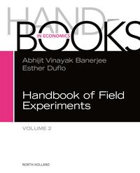 Produktbild: Handbook of Field Experiments