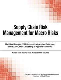 Produktbild: Supply Chain Risk Management for Macro Risks