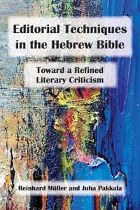 Produktbild: Editorial Techniques in the Hebrew Bible