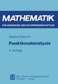Produktbild: Funktionalanalysis