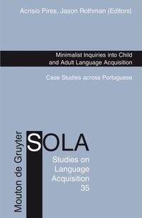 Produktbild: Minimalist Inquiries into Child and Adult Language Acquisition